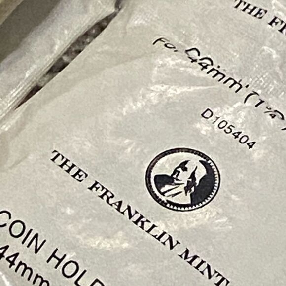 Franklin Mint 36mm & 44mm coin holders base & lid 10 sets of each - Picture 7 of 13